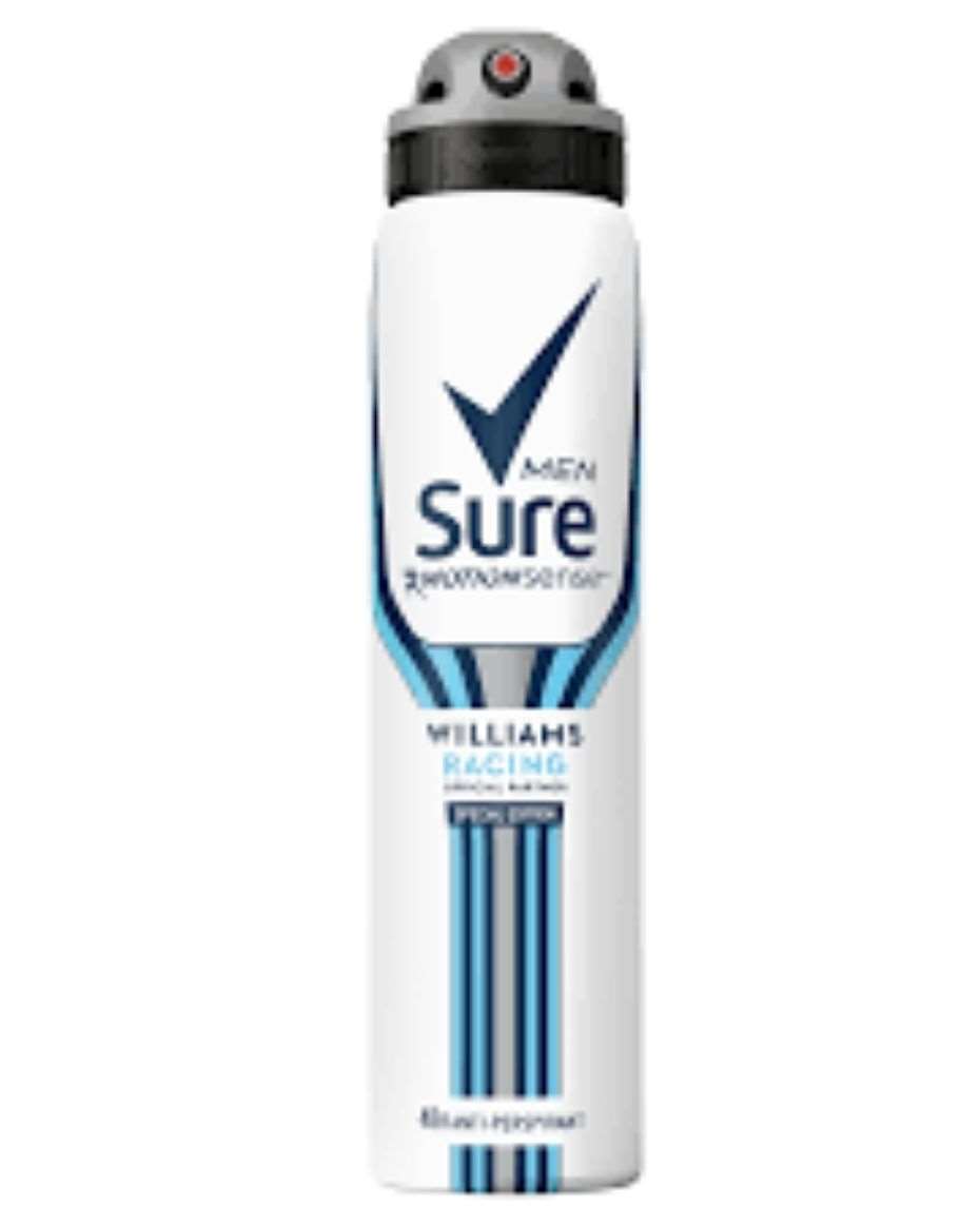 SURE DEO SPRAY WILLIAMS RACING