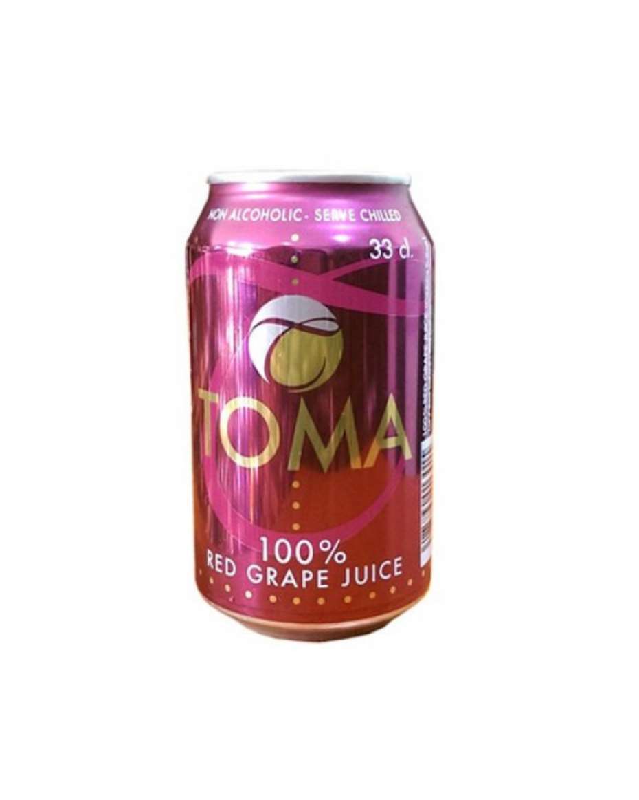 TOMA RED GRAPE JUICE CAN