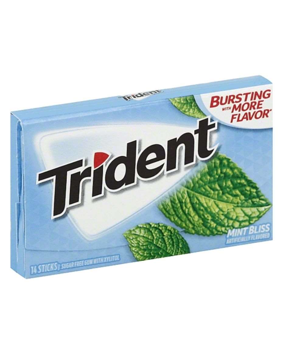 TRIDENT GUM MINT BLISS