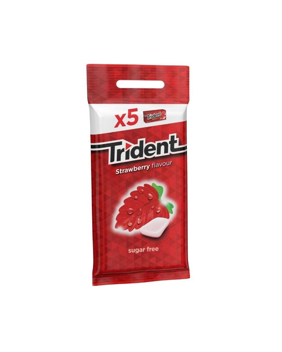 TRIDENT GUM X5 STRAWBERRY