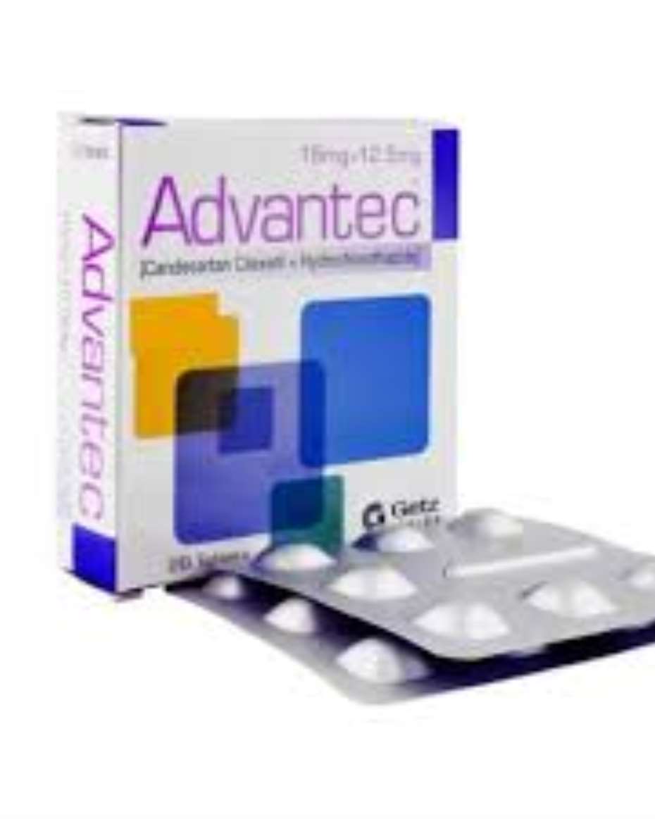ADVANTEC 4X7 CANDESARTAN CILEXETIL 16MG/ HYDROCHLOROTHIAZIDE 12.5MG