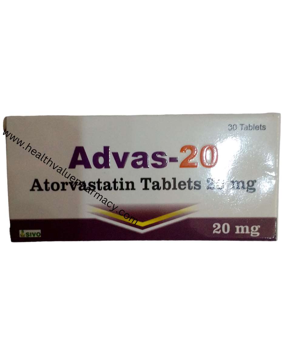 ADVAS-20 ATORVASTATIN TAB 20MG