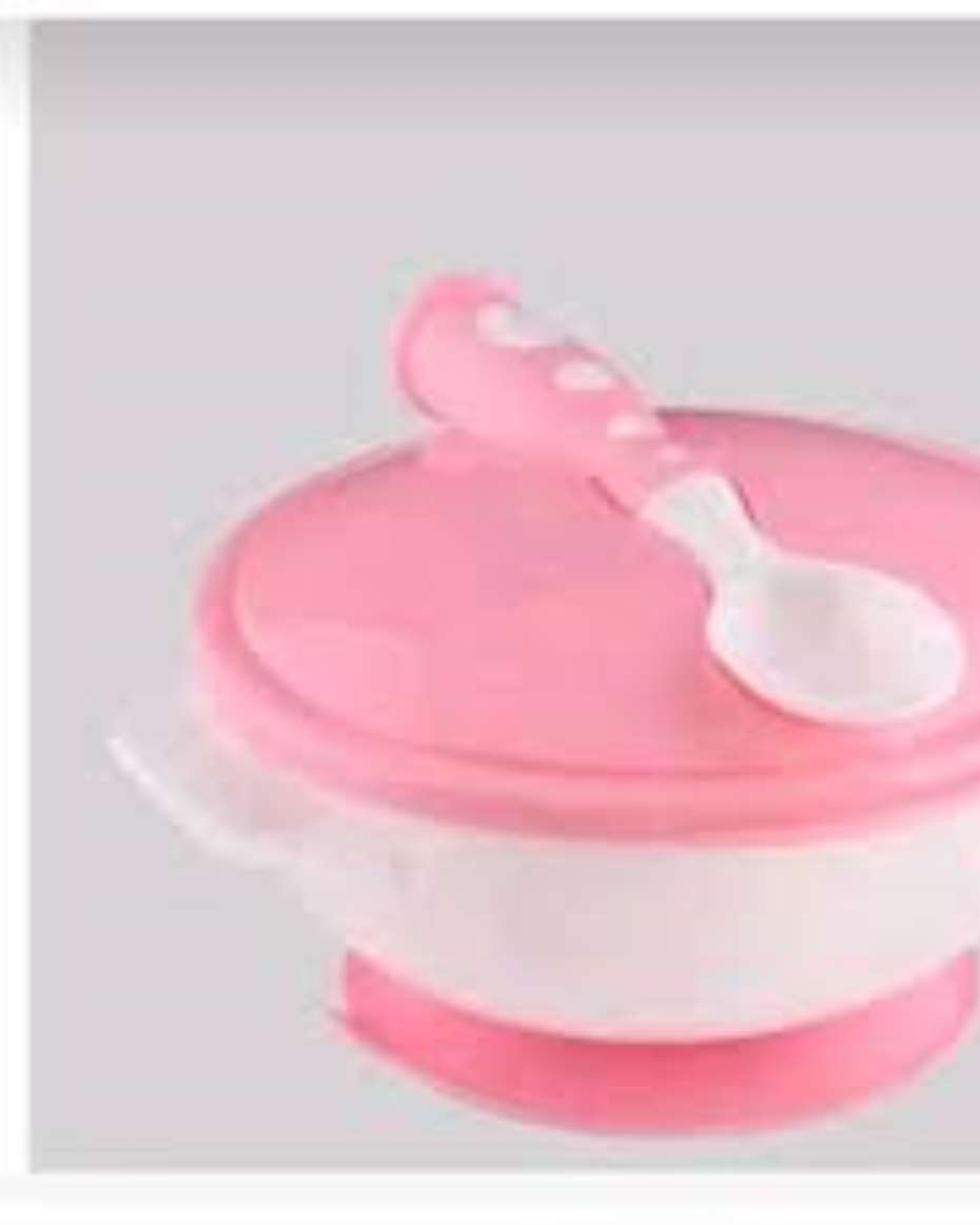 BABY PLATE WITH SPOON