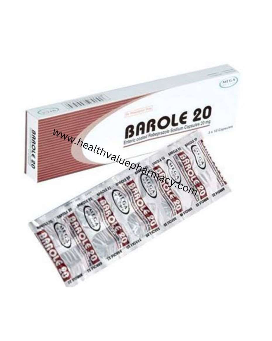 BAROLE 20 CAP 3X10 RABEPRAZOLE