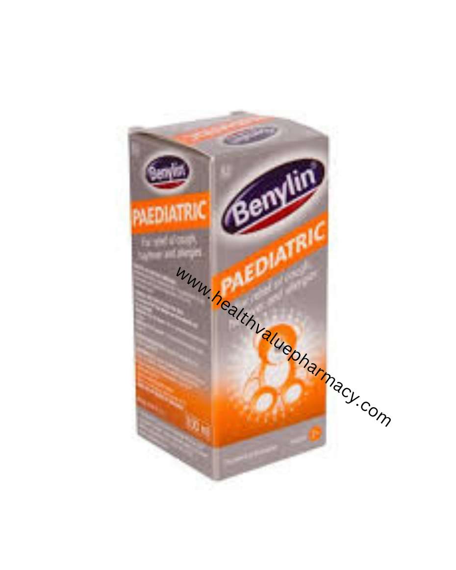 BENYLIN PAEDIATRIC SYRUP 100ML DIPHENHYDRAMINE