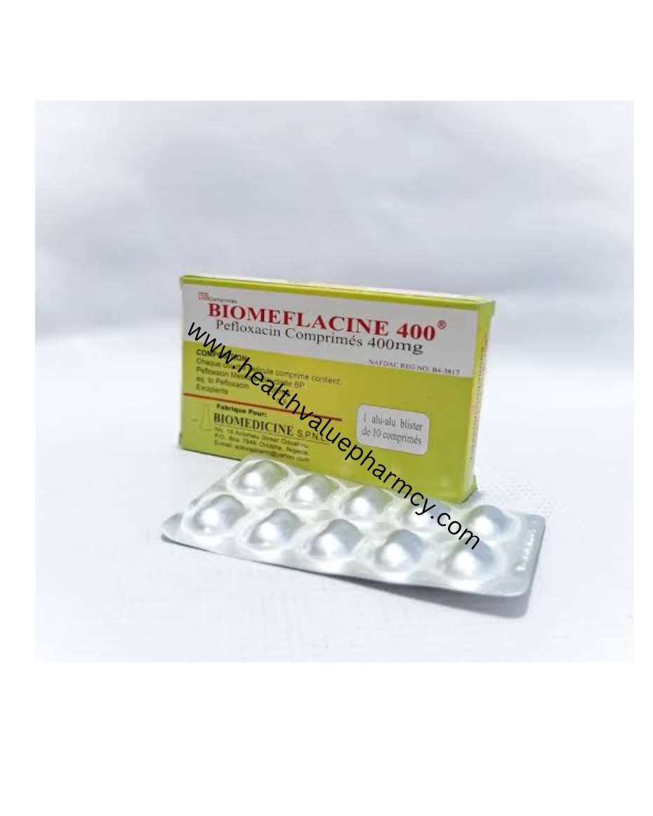 BIOMEFLACINE 400MG PEFLOXACIN