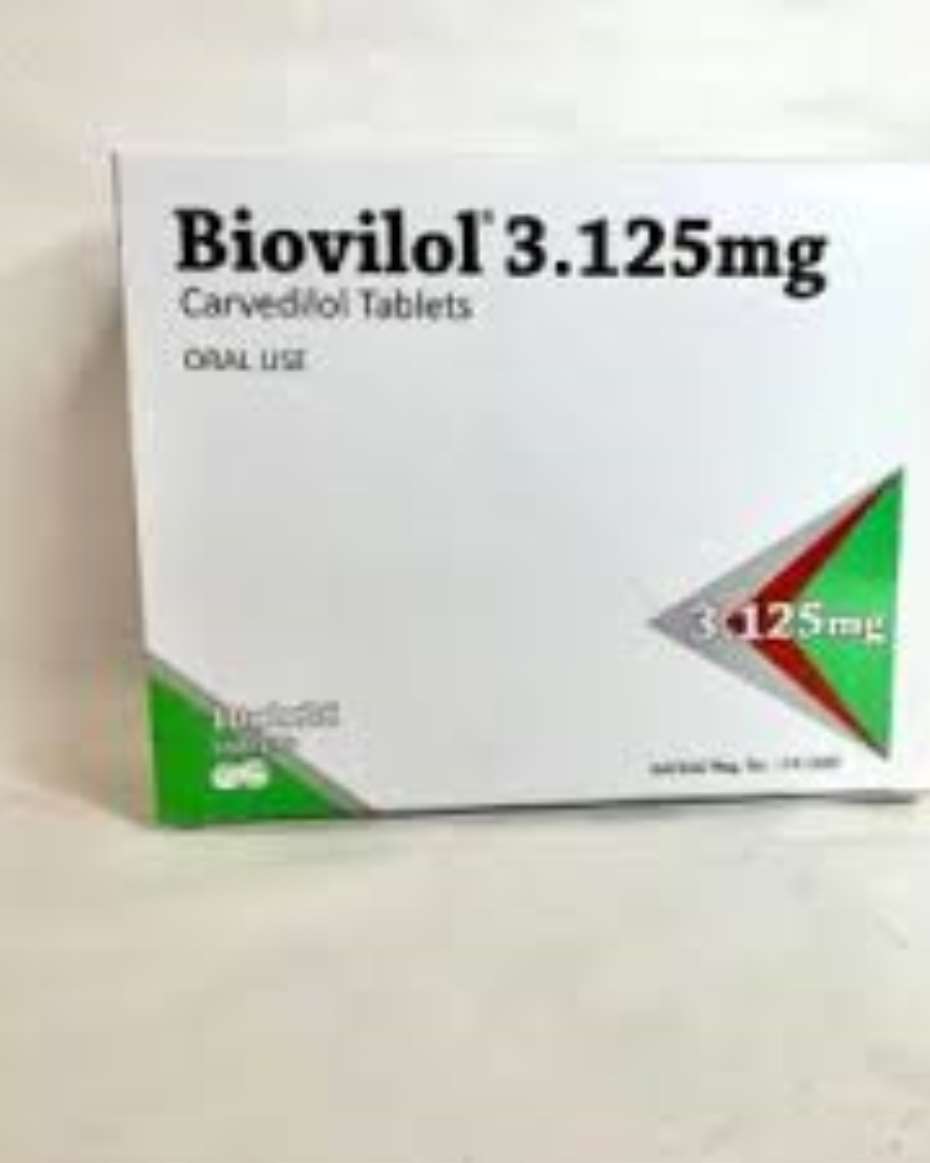 BIOVILOL 3.125MG CARVEDILOL TAB 2X14