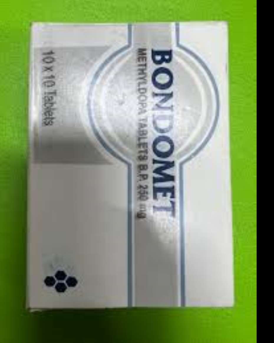 BONDOMET TAB 250MG 10X10 METHYLDOPA