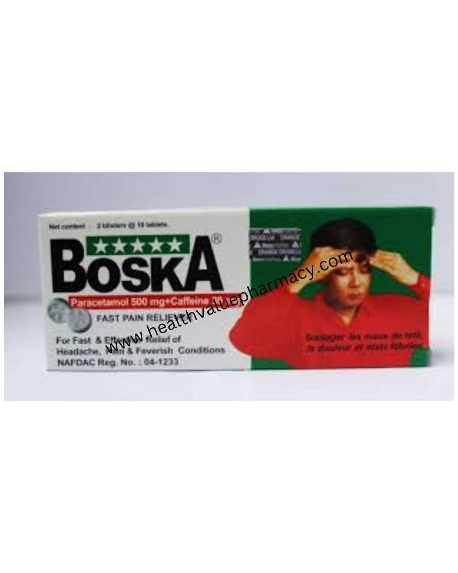 BOSKA 2X10 TAB PARACETAMOL / CAFFEINE