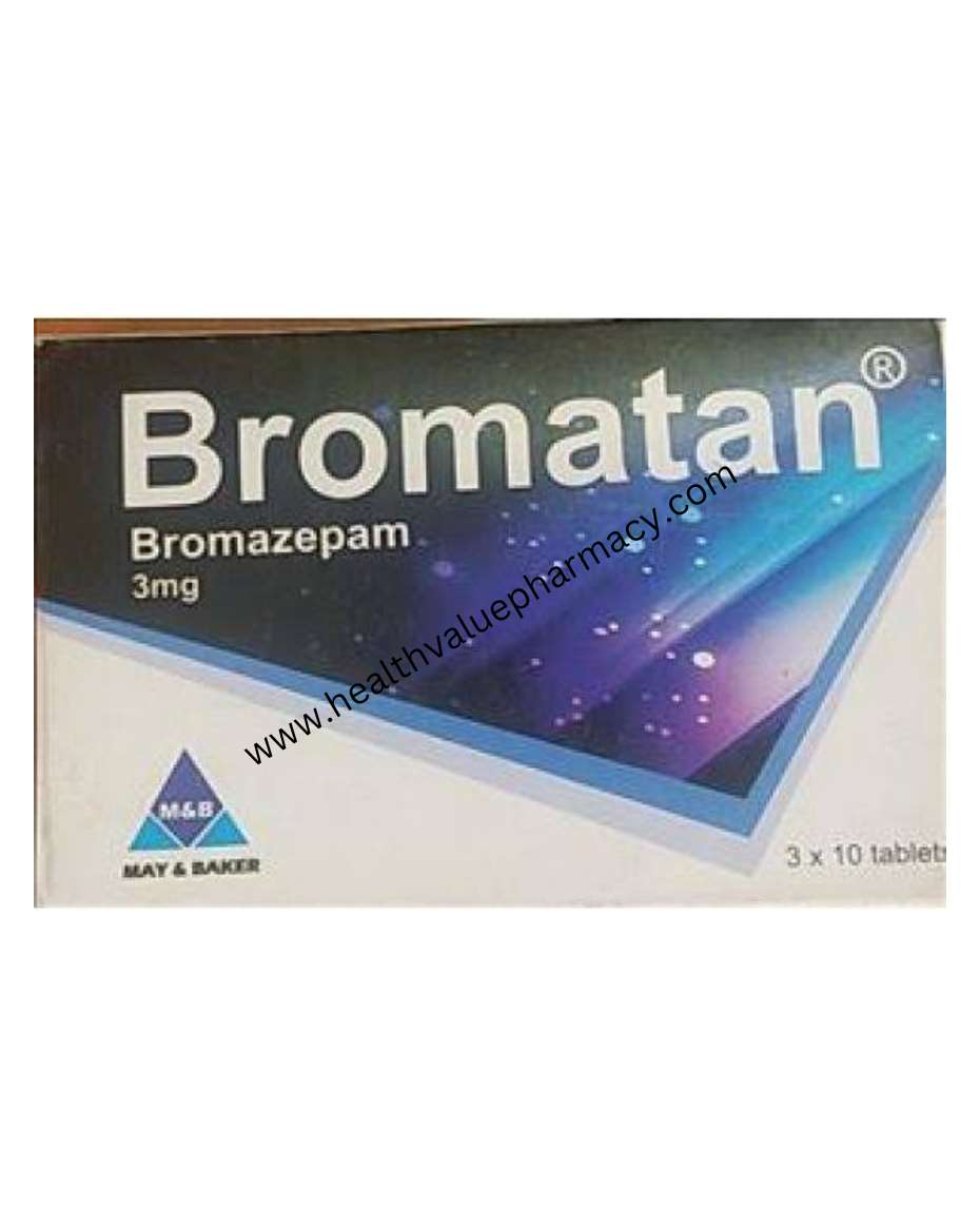 BROMATAN 3MG 3X10 BROMAZEPAM TAB