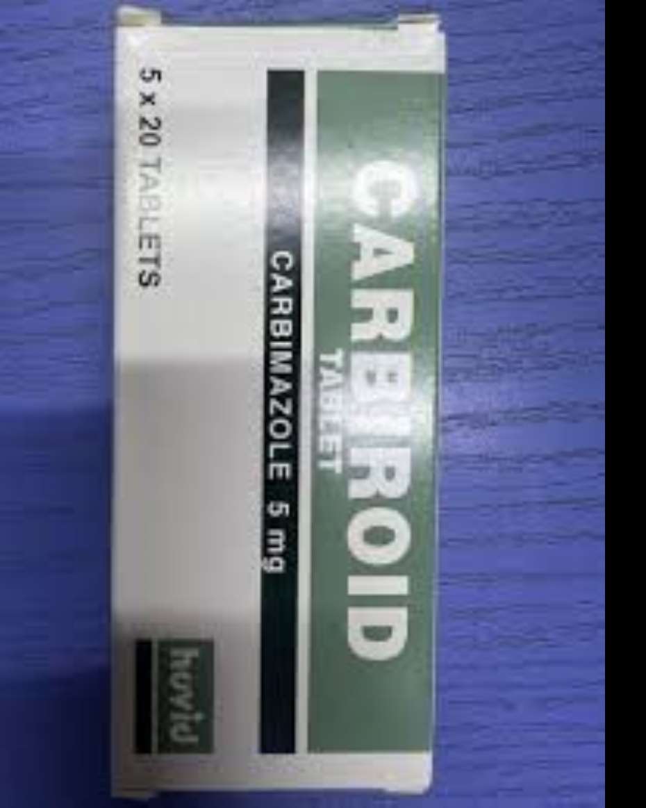 CARBIROID 5MG CARBIMAZOLE 5X20