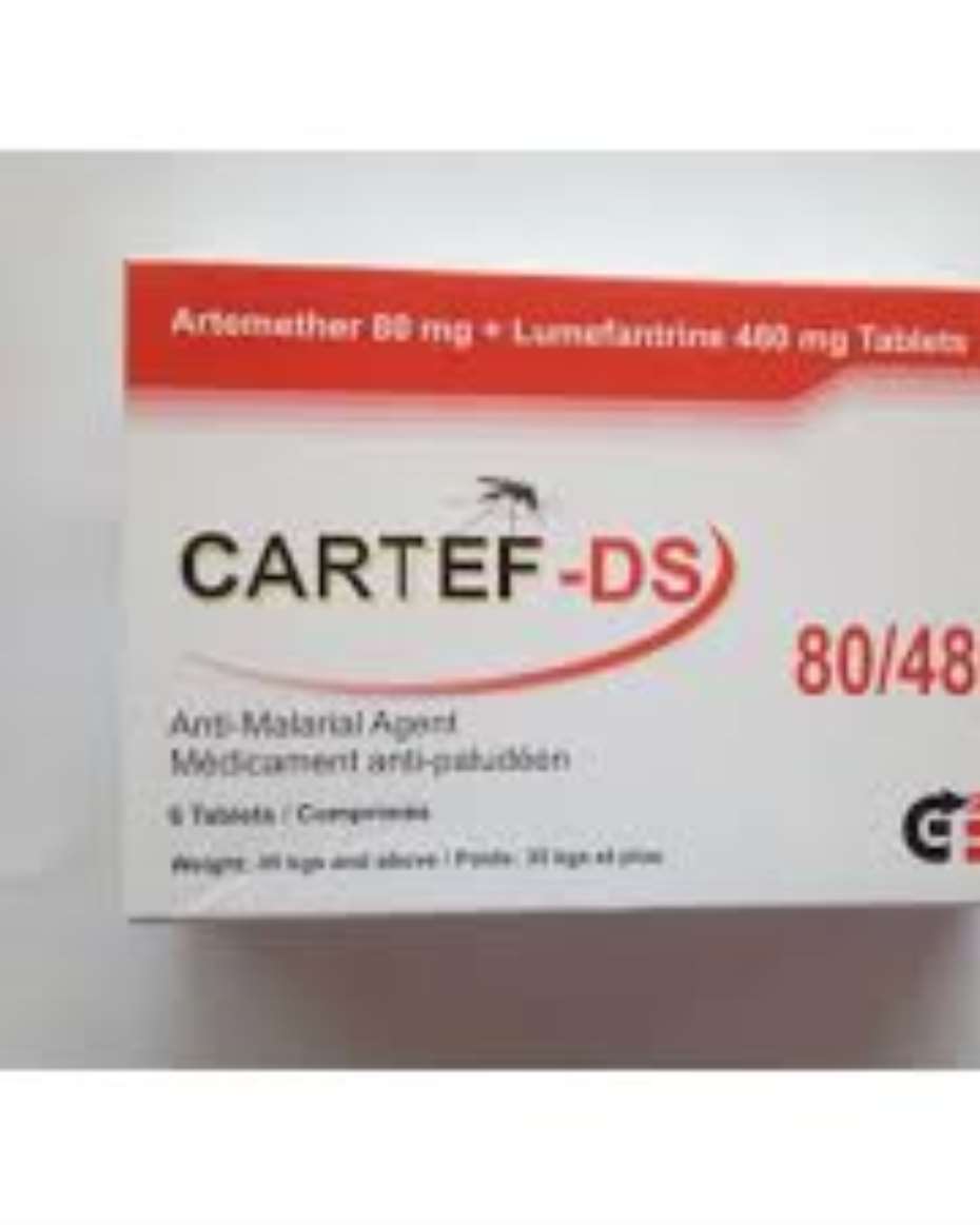 CARTEF 80/480 TAB X6 ARTEMETHER / LUMEFANTRIN