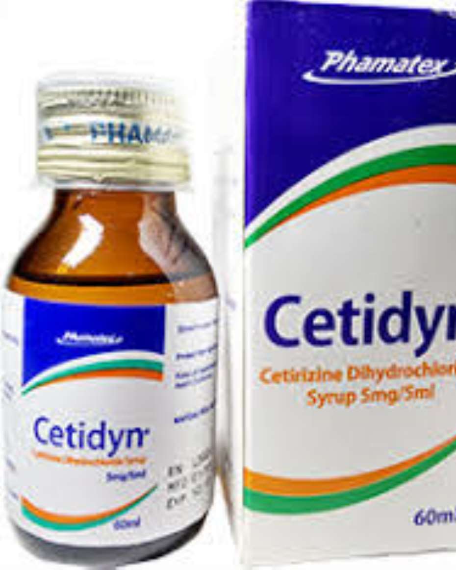 CETIDYN SYRUP (CETIRIZINE)