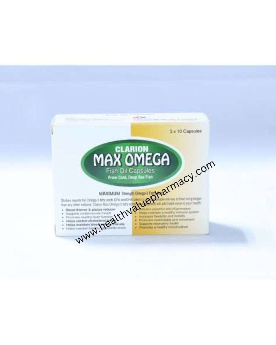 CLARION MAX OMEGA FISH OIL CAP 3X10