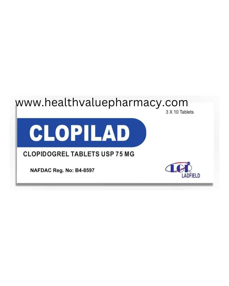 CLOPILAD 3X10 CLOPIDOGREL TAB 75MG