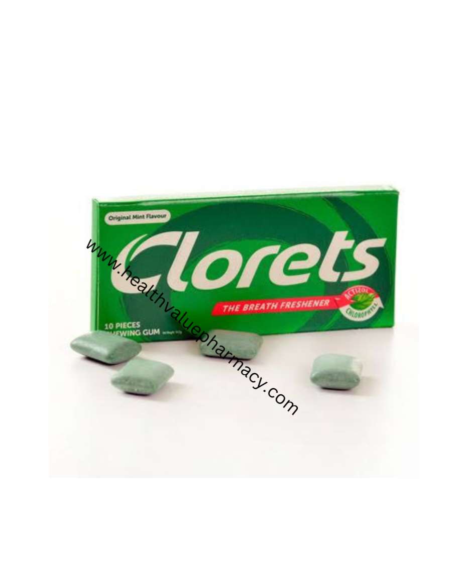 CLORETS X10PCS CHEWING GUM 12X1