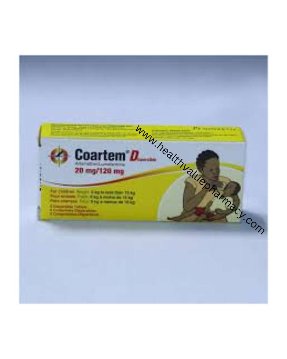 COARTEM DISPERSIBLE 20/120MG