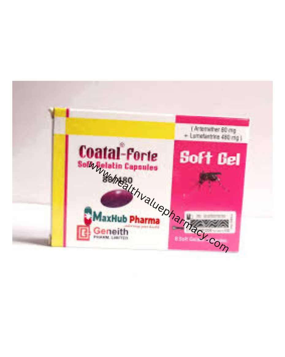 COATAL-FORTE SOFTGEL 80/480 ARTEMETHER LUMEFANTRIN