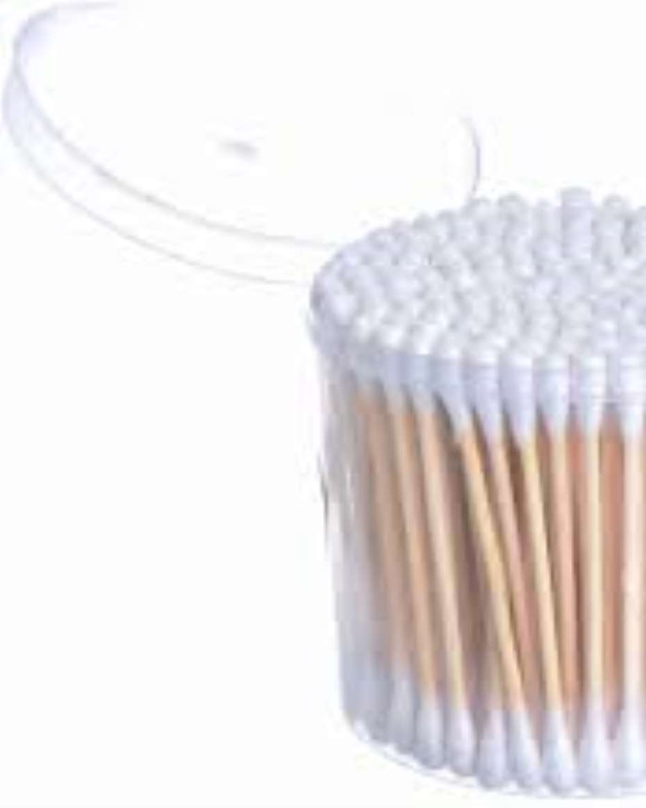 COTTON STICK WOODEN 200 SAFETY BUDS