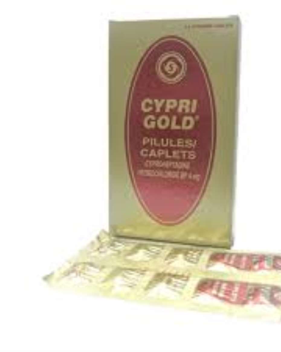 CYPRI GOLD TABLET 3X10 CYPROHEPTADINE