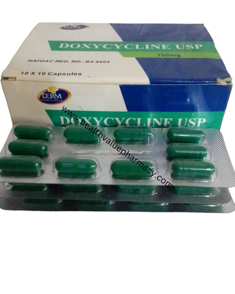 DERM DOXYCYCLINE 100MG CAP