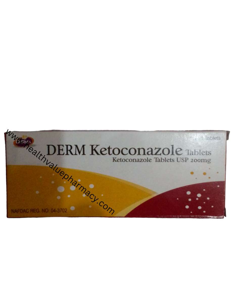 DERM KETOCONAZOLE 200MG TAB