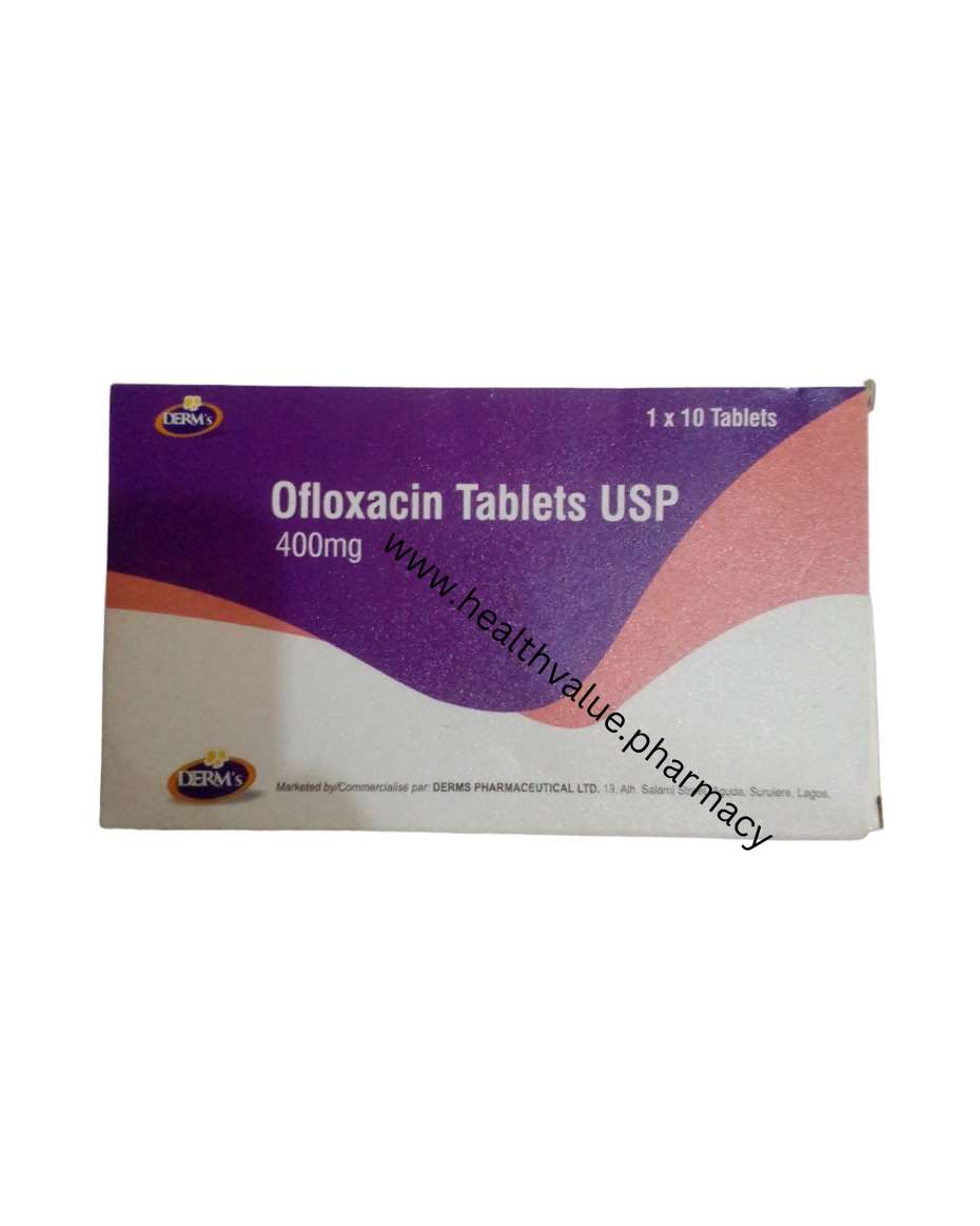 DERMS OFLOXACIN TAB 400MG