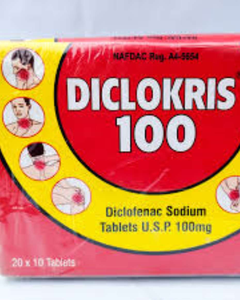 DICLOKRIS 1X10 DICLOFENAC SODIUM 100MG