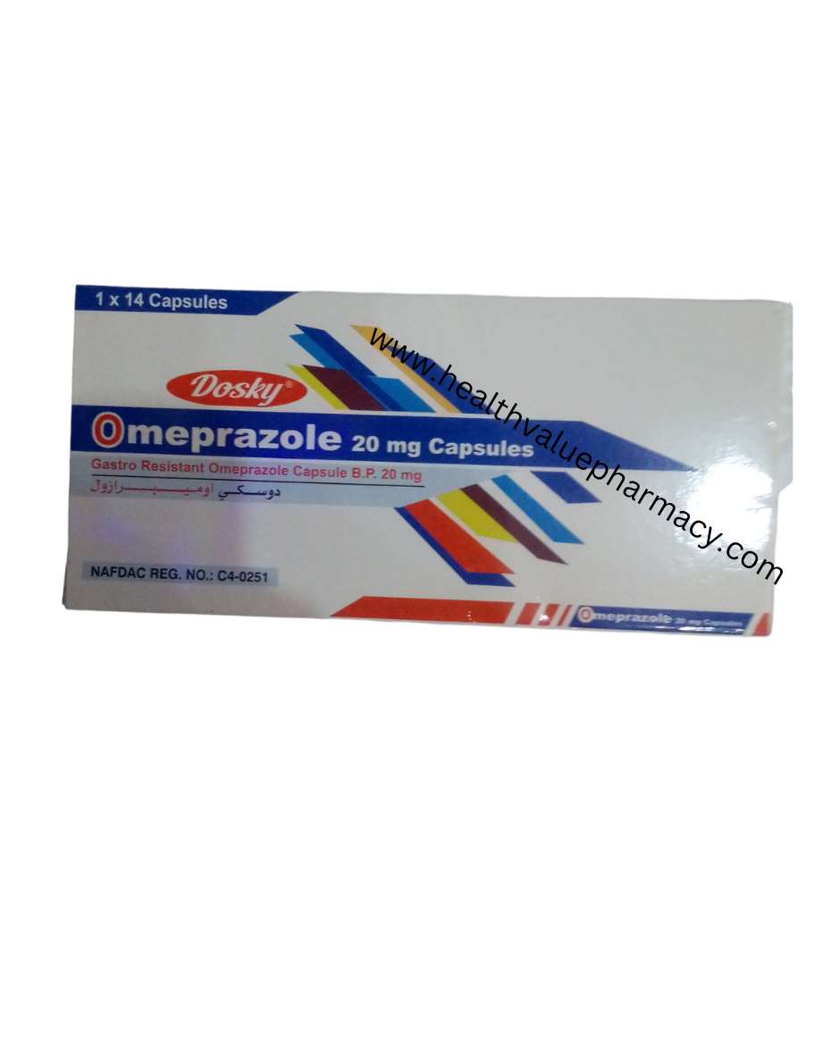 DOSKY OMEPRAZOLE 20MG CAP