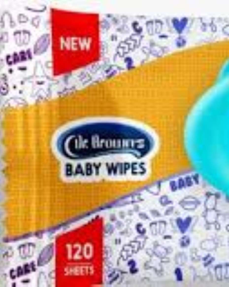 DR BROWN BABY WIPES X120