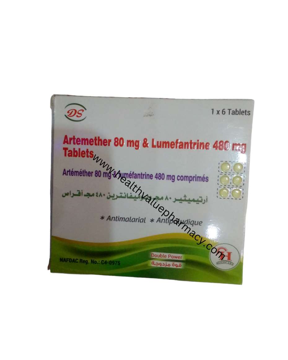 DS ARTEMETHER/LUMENFANTRINE HUGOCARE 80/480 X6