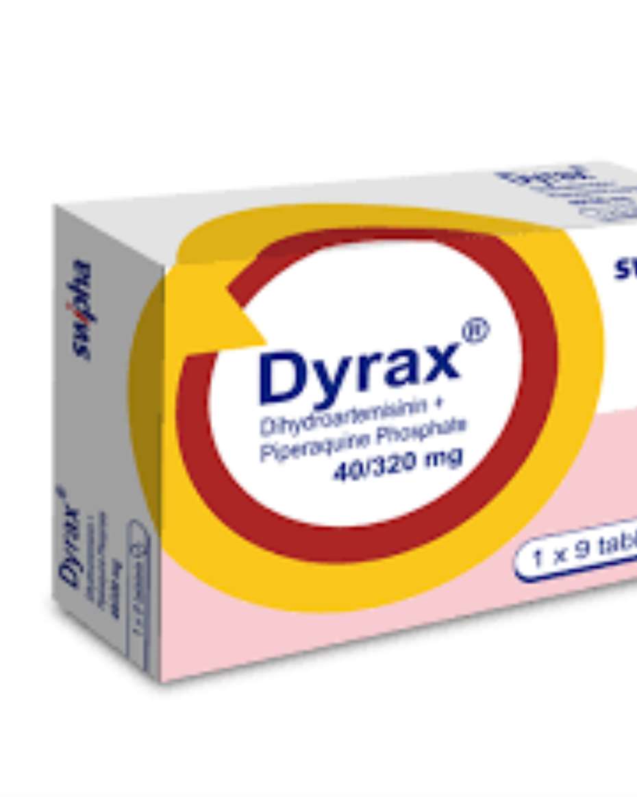 DYRAX TAB DIHYDROARTEMISININ / PIPERAQUINE 40/320MG
