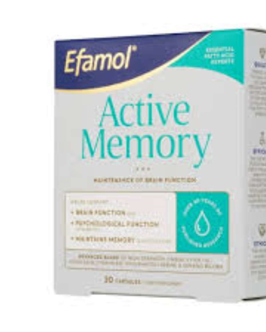 EFAMOL ACTIVE MEMORY CAP 2X15