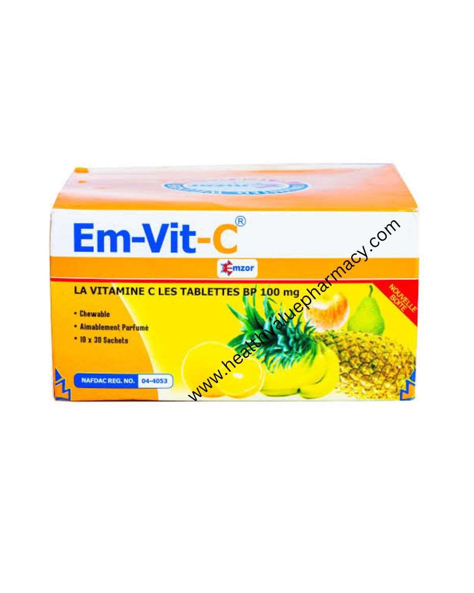 EM-VIT-C TAB BLISTER CHEWABLE