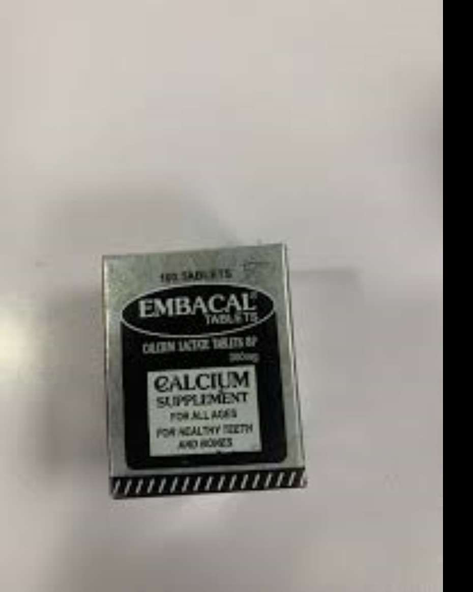 EMBACAL CALCIUM LACTATE X100 300MG