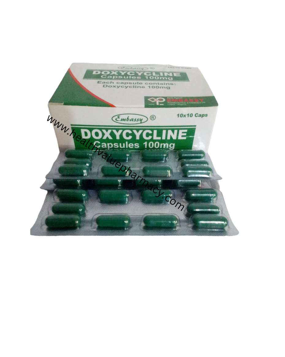 EMBASSY DOXYCYCLINE CAP 100MG