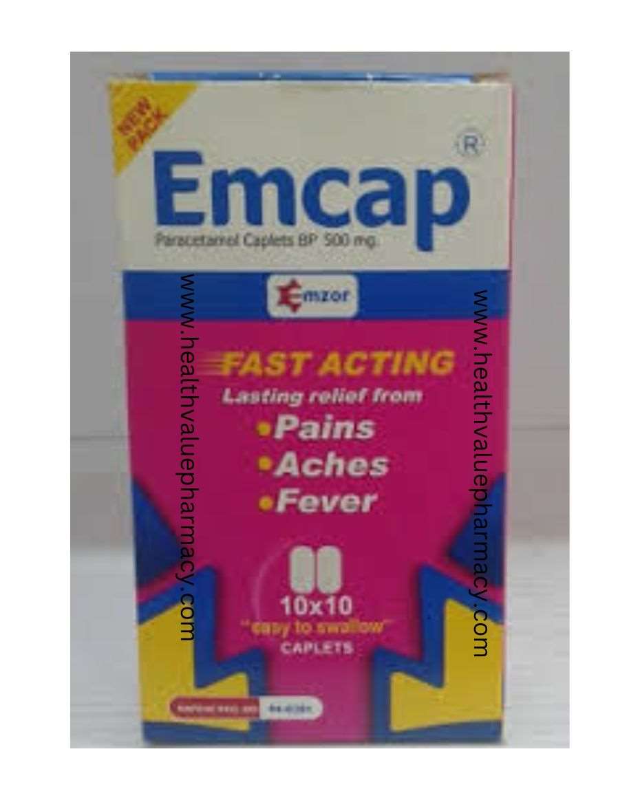 EMCAP TABLET PARACETAMOL 10X10