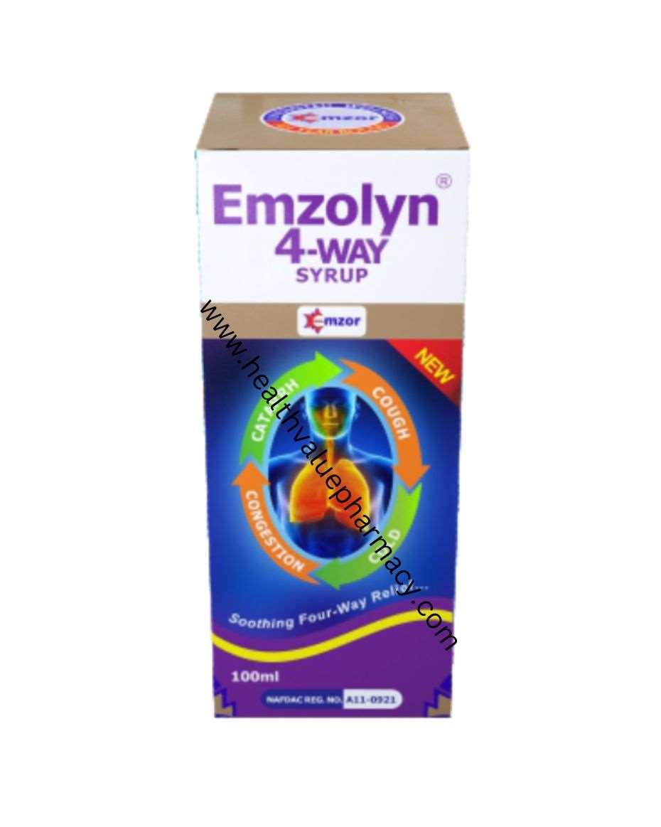 EMZOLYN 4-WAY SYR 100ML