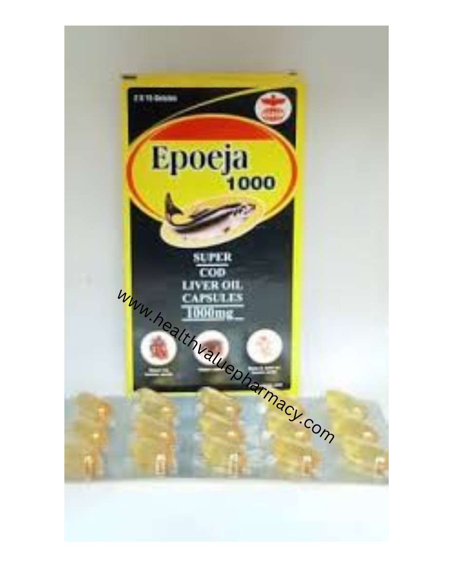 EPOEJA CODLIVER OIL 1000MG 2X15