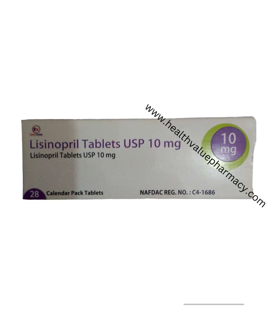 EXXON LISINOPRIL TAB 10MG