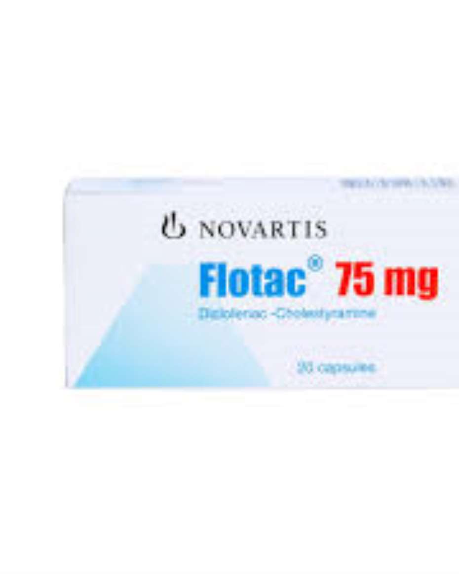 FLOTAC 75MG 2X10 DICLOFENAC / CHOLESTYRAMINE TAB