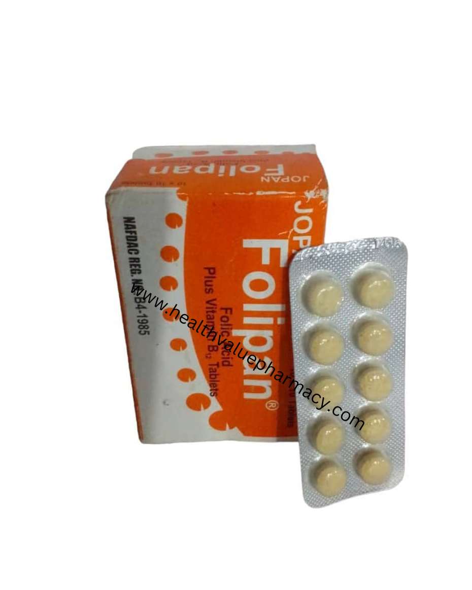 FOLIPAN 10X10 FOLIC ACID TAB