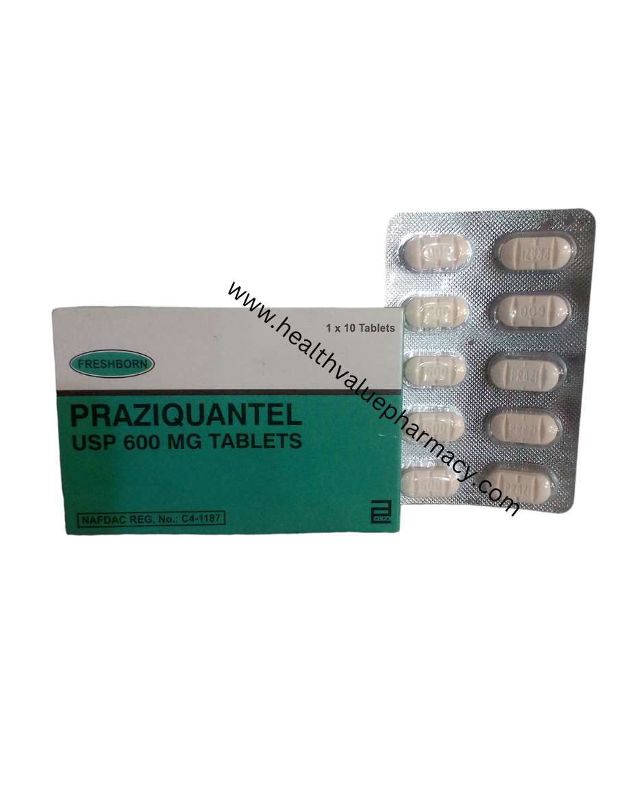 FRESHBORN PRAZIQUANTEL 600MG TAB