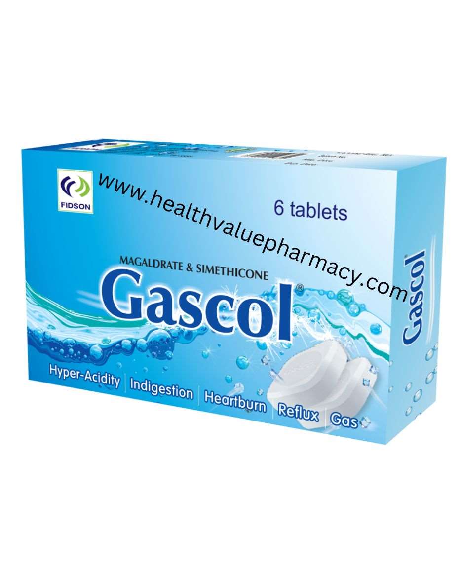 GASCOL CHEWABLE TAB