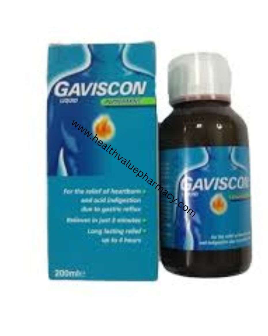 GAVISCON SUSPENSION 200ML PEPPERMINT