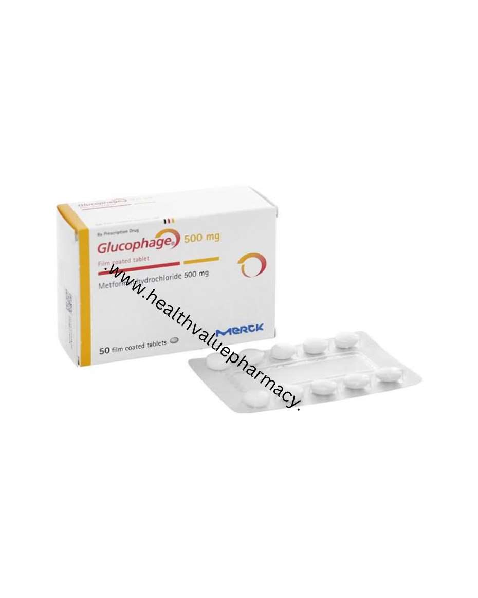 GLUCOPHAGE 2X15 500MG METFORMIN TAB