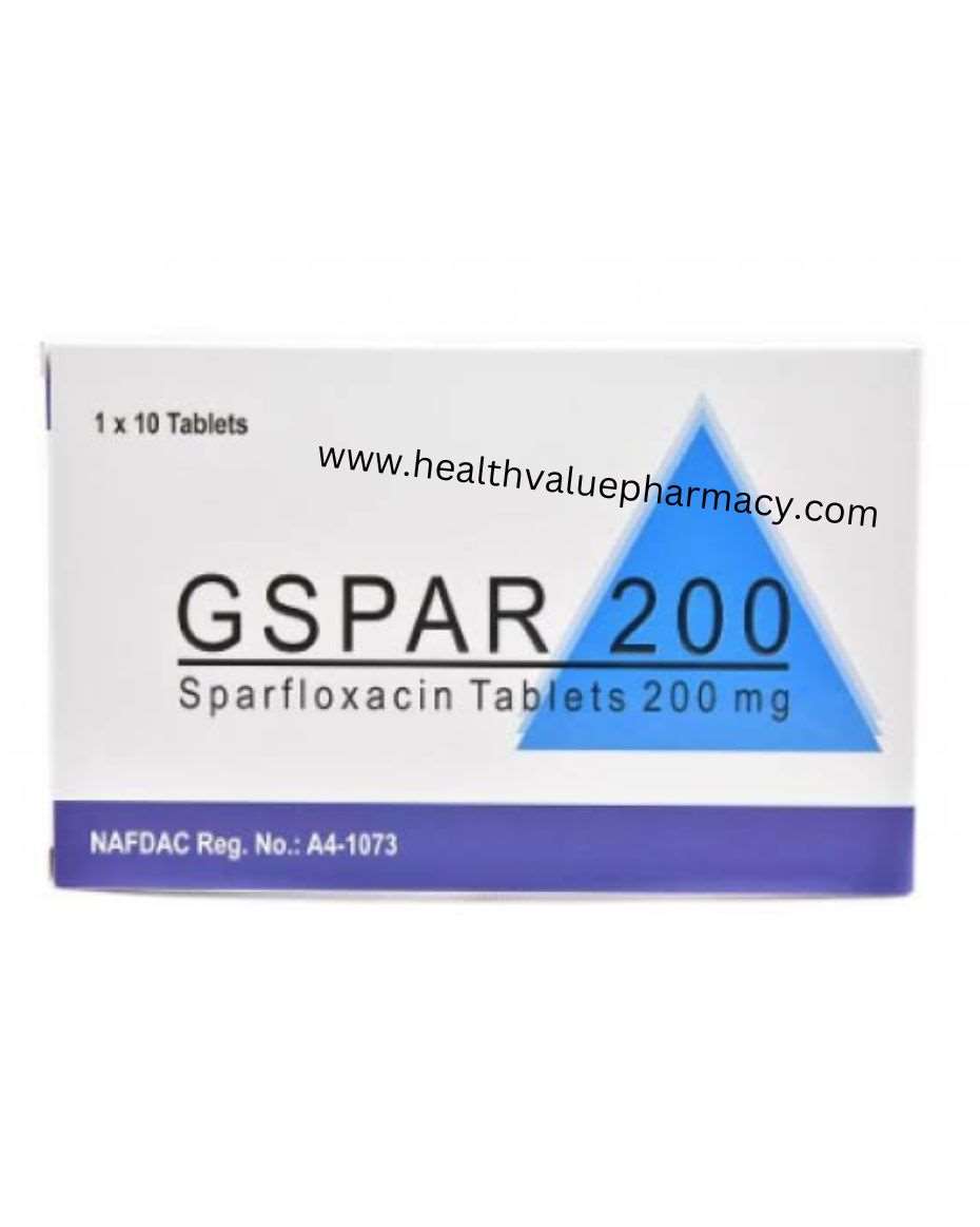 GSPAR 200 TAB SPARFLOXACIN