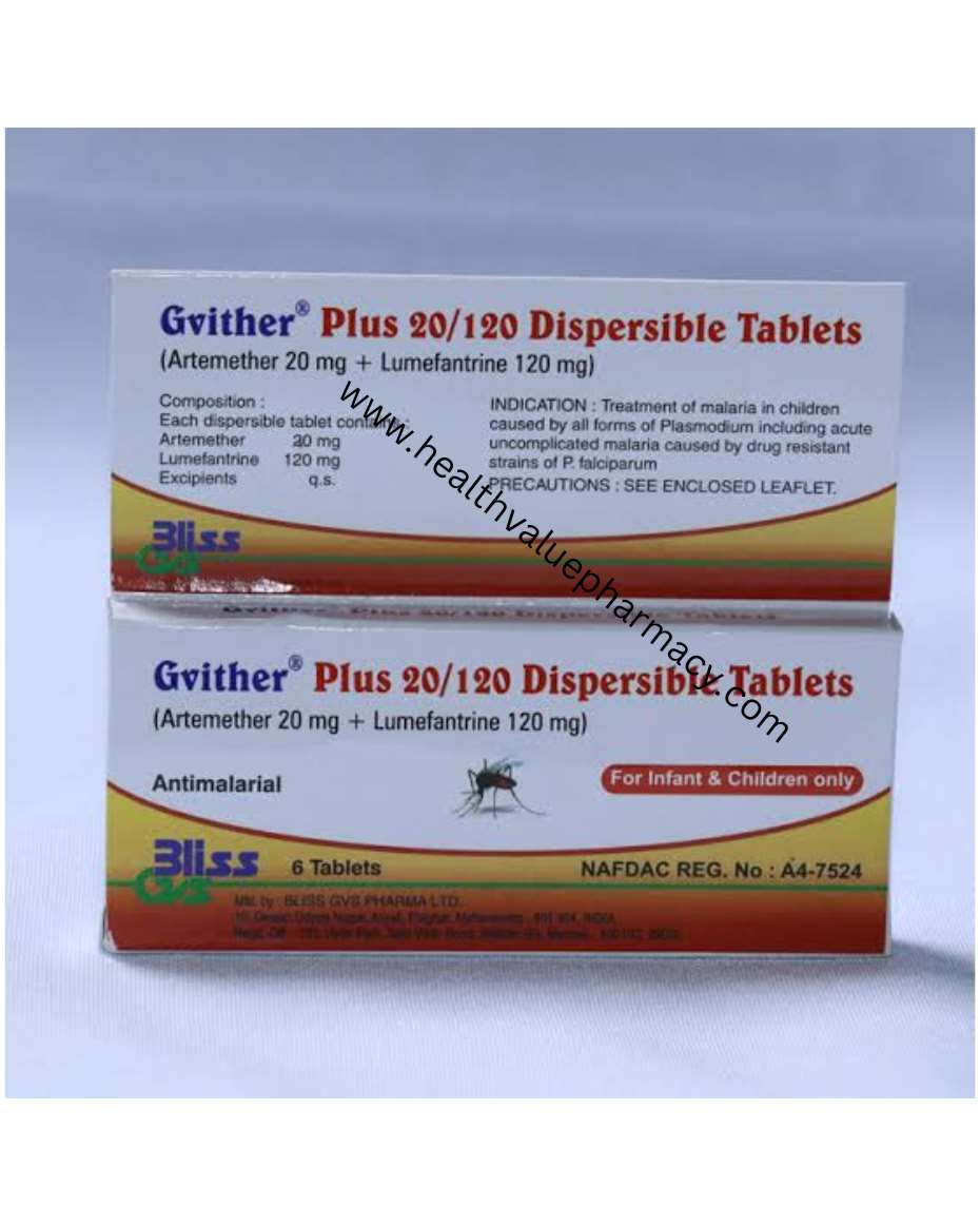 GVITHER-PLUS 20/120 DISPERSIBLE TAB