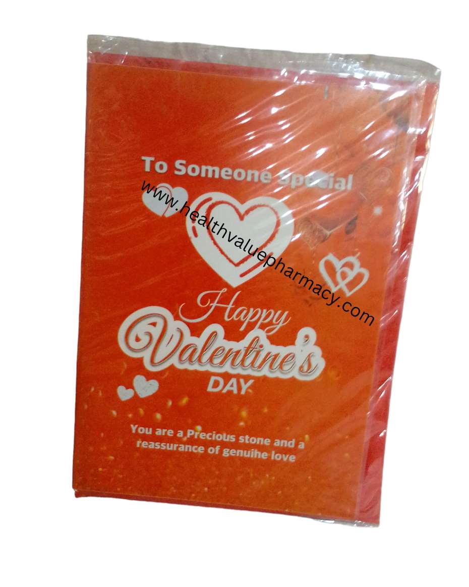 HAPPY VALENTINE DAY CARD SMALL PRINTED