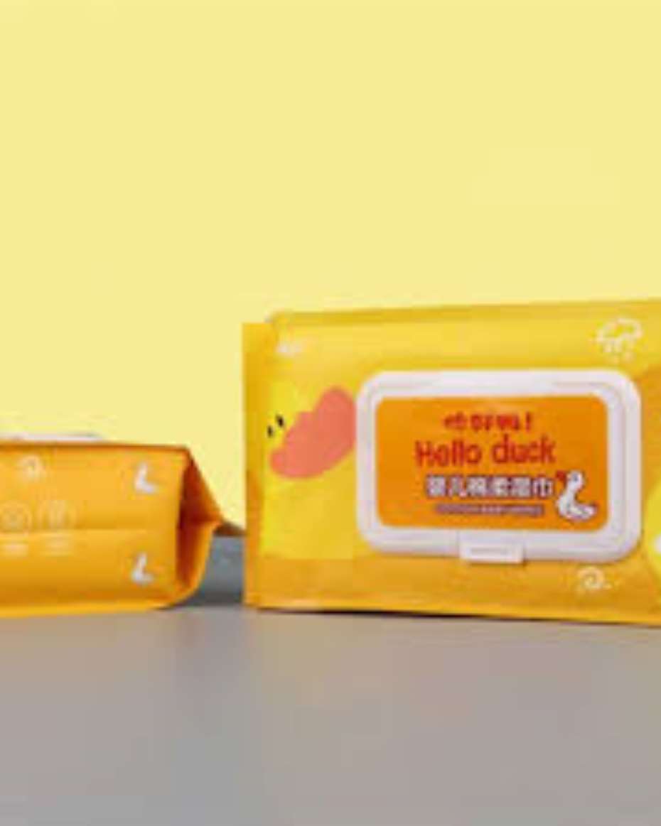 HELLO DUCK WIPES X80
